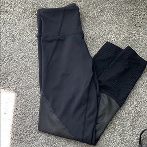 full length black leggings